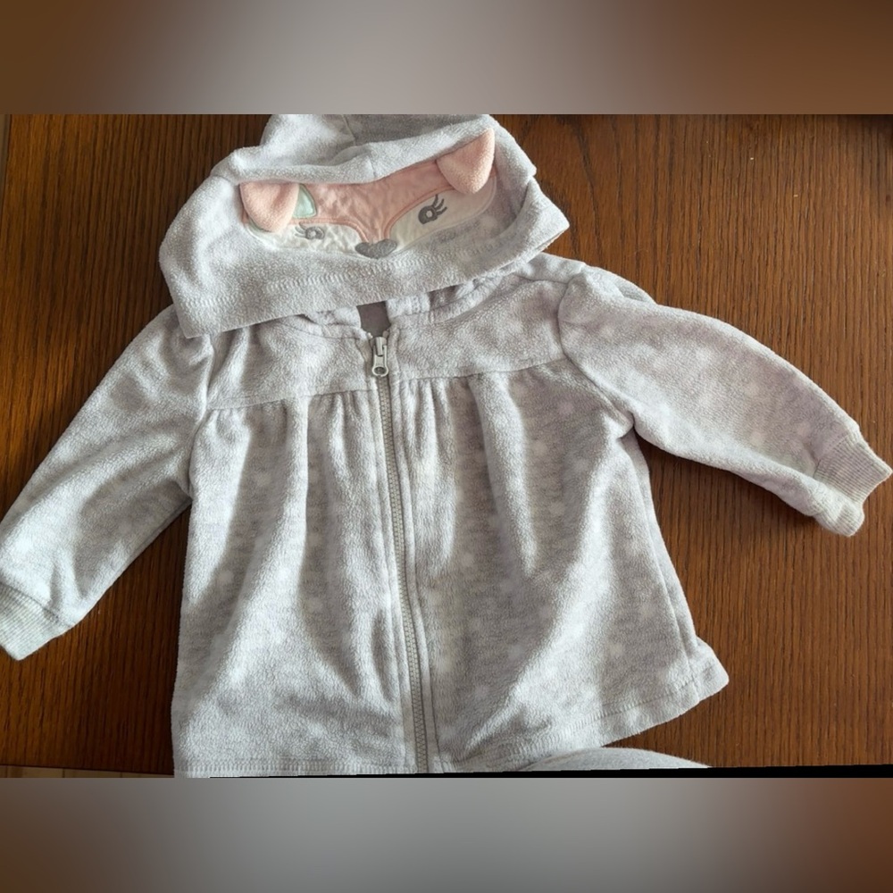 George Baby Girl Matching Fleece Set